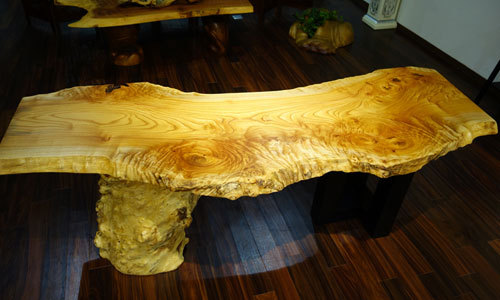 欅（けやき）の天板 | 天然無垢一枚板・テーブル・手作り家具・注文